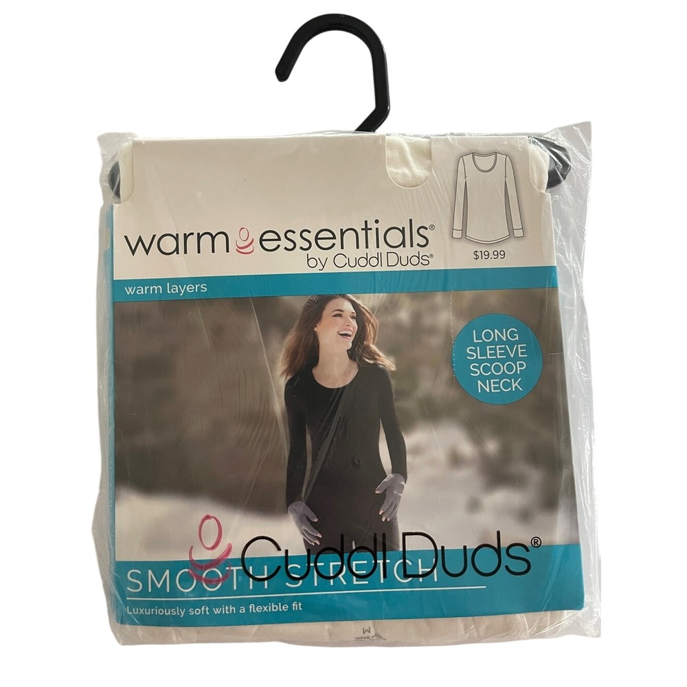 Cuddl Duds Warm Essentials Long Sleeve Layering Top Medium